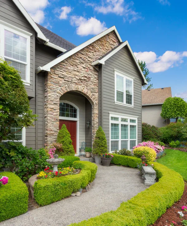 High-end backyard renovation by a professional landscape designer in Meridian, CO.